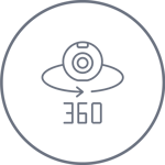 Câmera 360° Graus Câmera 360° Graus
